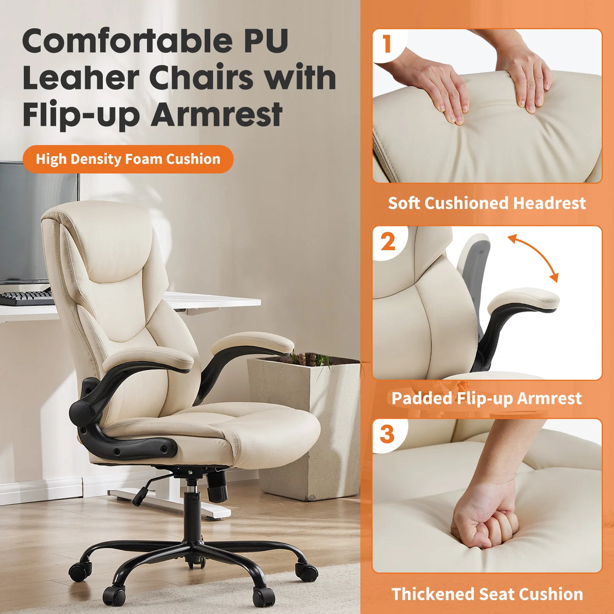 JHK Ergonomic Heavy Duty Office Chair