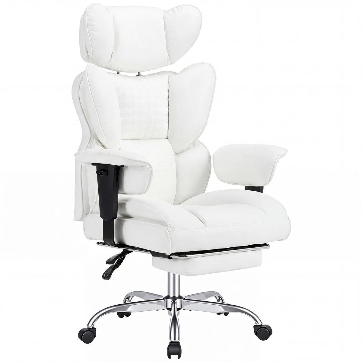 JHK Ergonomic PU Leather Gaming Chair with Footrest
