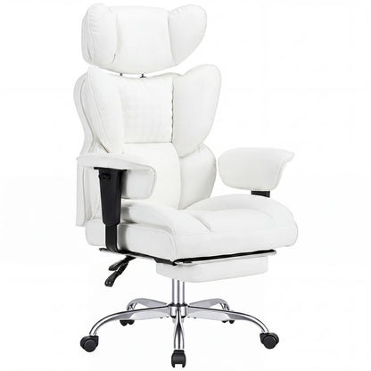 JHK Ergonomic PU Leather Gaming Chair with Footrest