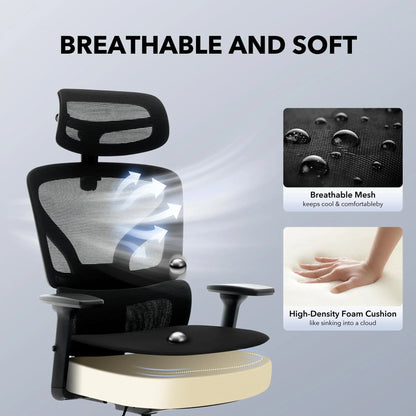 Ergonomic Mesh Office Chair – High Back Reclining