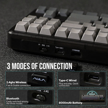 Epomaker x Aula F87 Pro 87-Key Mechanical Keyboard