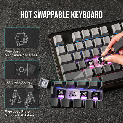 Epomaker x Aula F87 Pro 87-Key Mechanical Keyboard