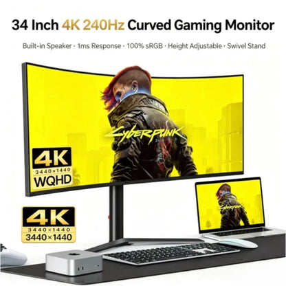 34" 4K 165Hz Curved Gaming Monitor