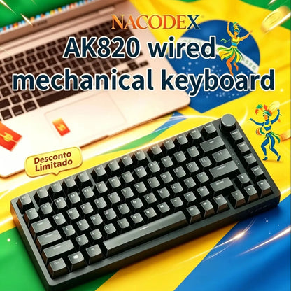 Ajazz AK820 Wired Mechanical Keyboard