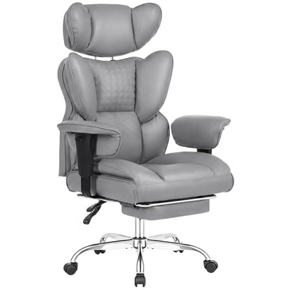 JHK Ergonomic PU Leather Gaming Chair with Footrest
