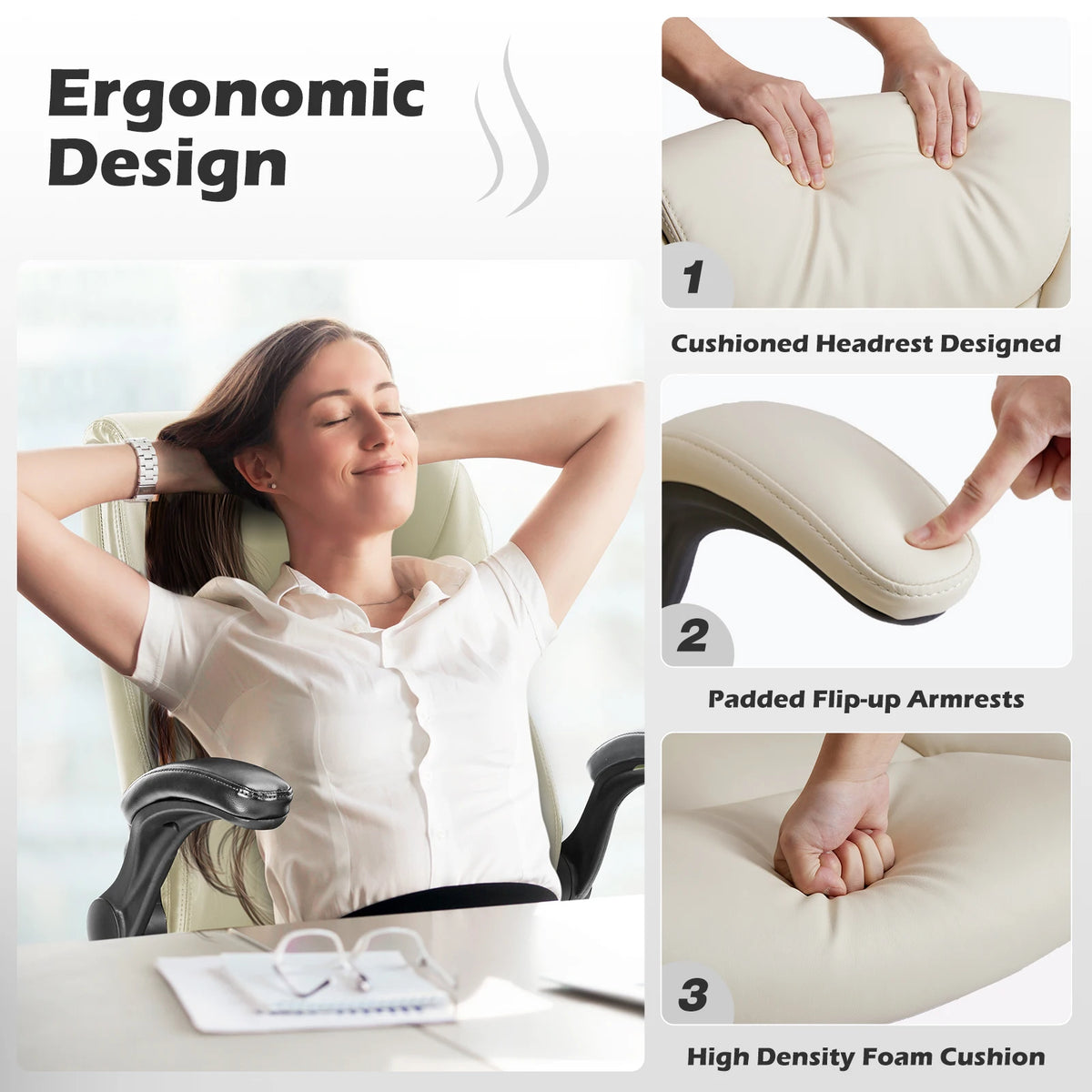 JHK Ergonomic Heavy Duty Office Chair