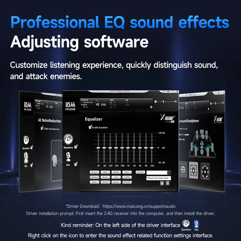 MCHOSE V9 Pro Wireless Headset